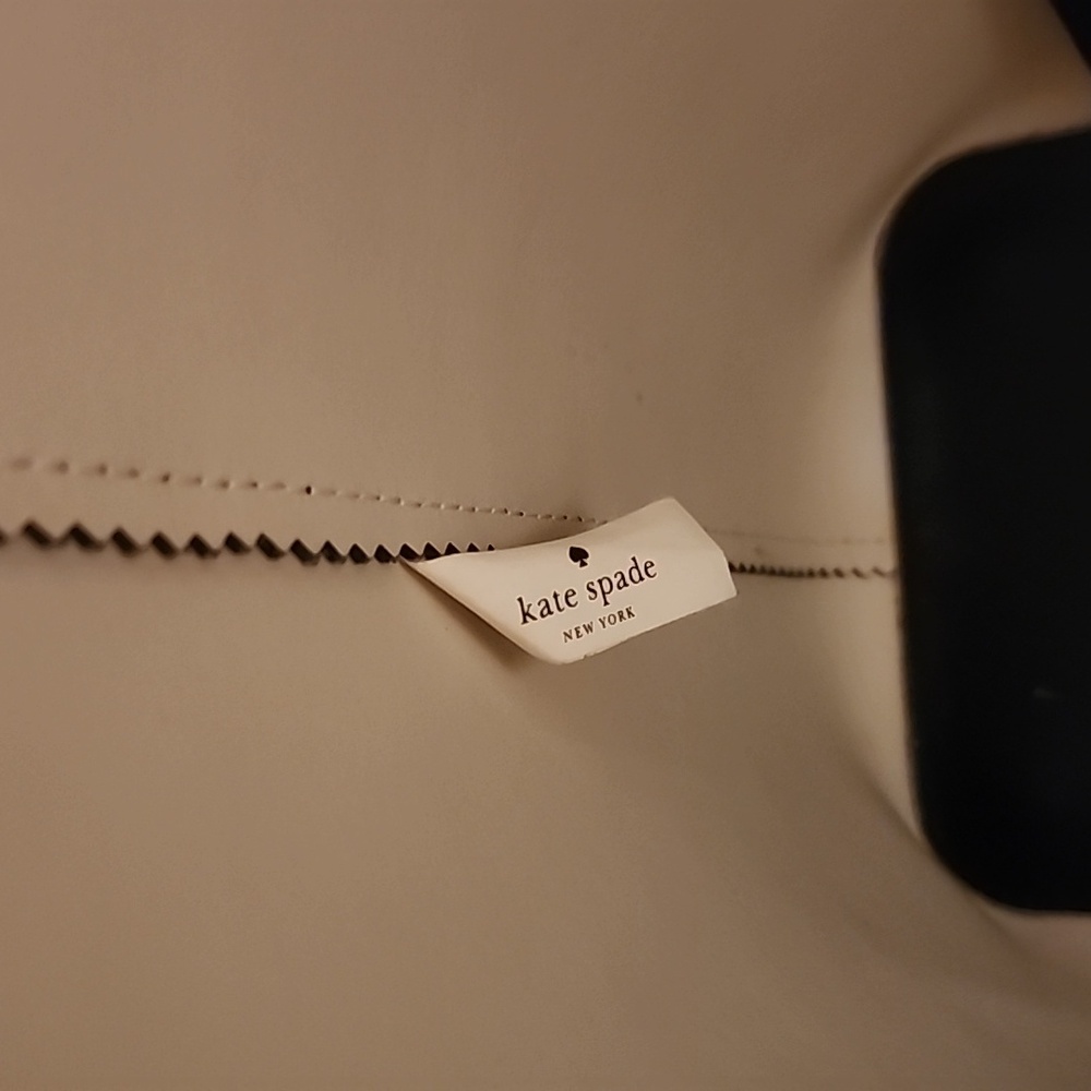 Kate Spade Large Black and Cream Leather Tote - Picture 14 of 14